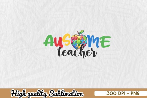 Autism Teacher Ausome Teacher PNG Review
