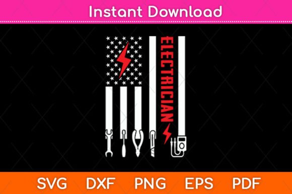 Electrician Patriotic Flag SVG: An Embroidery Review