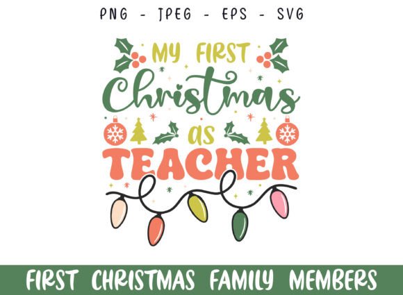 First Merry Christmas As Teacher Design Review