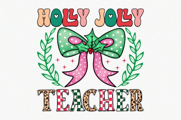 Holly Jolly Teacher Christmas PNG: A Designer’s Review