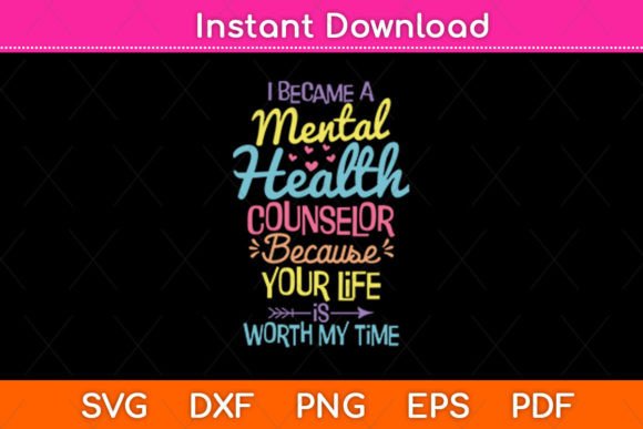 I Became a Mental Health Counselor SVG Review
