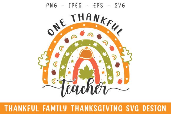 One Thankful Teacher Thanksgiving Design Review