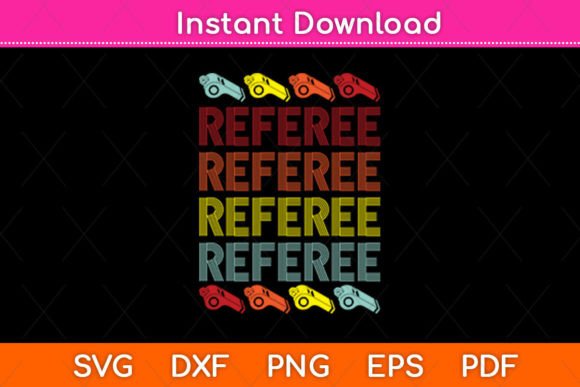 Referee Vintage Retro Style SVG: An Embroidery Review