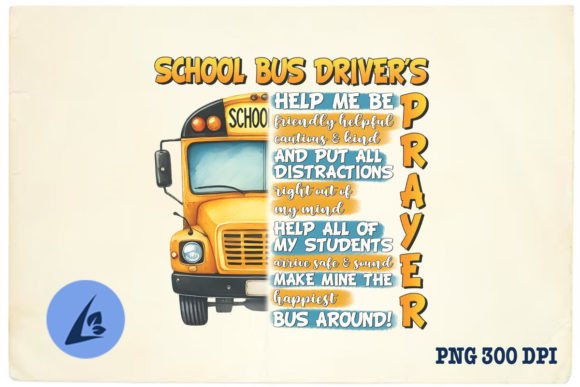 School Bus Driver's Prayer PNG: Embroidery Review