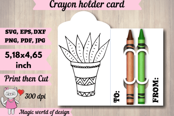 Succulent Cactus Coloring Card SVG Review