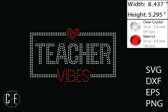 Teacher Vibes Rhinestone Template: A Maker's Review