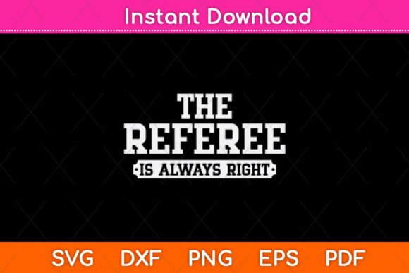 The Referee is Always Right SVG: An Embroidery Review